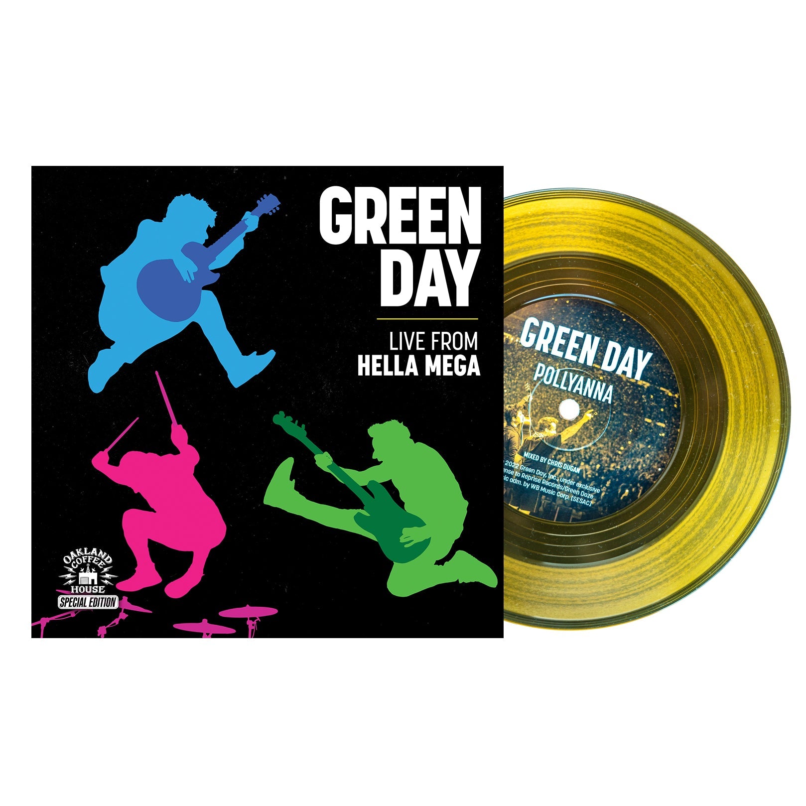 Green Day: Live From Hella Mega Vinyl (Yellow Edition) – Oakland Works