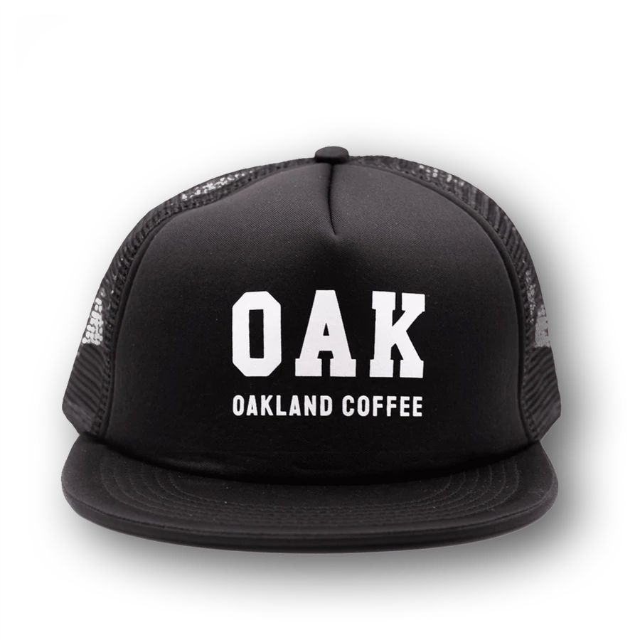 OAK Black Trucker Hat