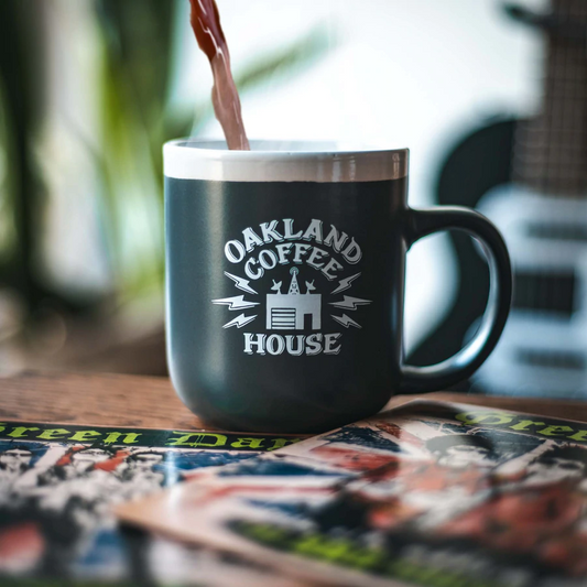 Oakland Coffee House Gray Mug